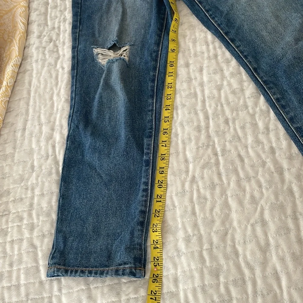 RSQ Baggy Boyfriend Button Fly Blue Jeans‎ Size 26 NWOT